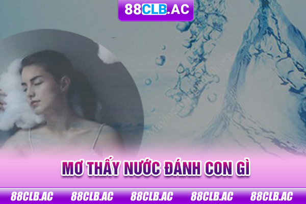 Mơ thấy nước đánh con gì